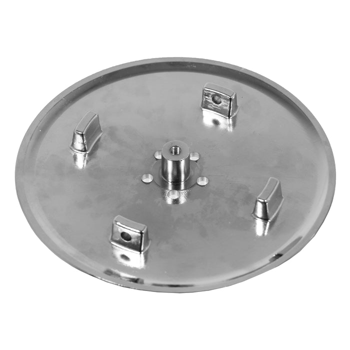 110mm Luxury Plug Cover for Shower Trap with 90mm Tray (Brushed Nickel)