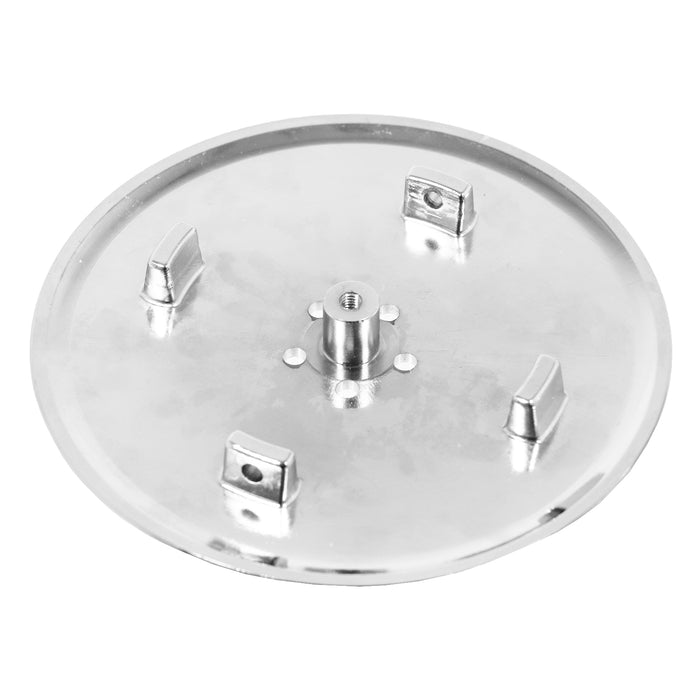 110mm Luxury Plug Cover for Shower Trap with 90mm Tray (Chrome Silver)
