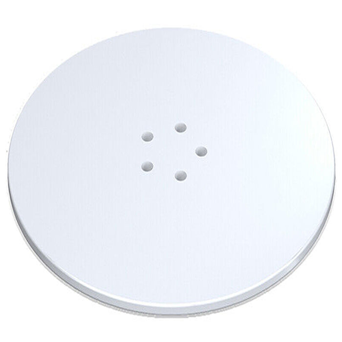 110mm Luxury Plug Cover for Shower Trap with 90mm Tray (Matt White)