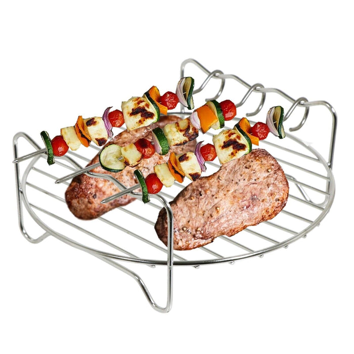 Rack For Tower Halogen Oven Mini Cooker Round Shelf 7 Skewers rack-for-tower-halogen-oven-mini-cooker-round-shelf-7-skewers