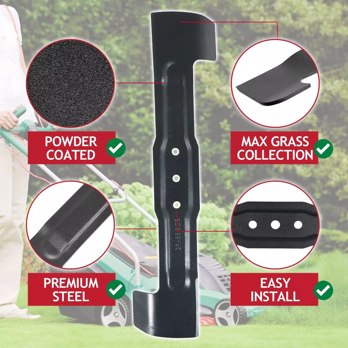 Blade for Bosch Rotak 36 37 Ergoflex Lawnmower 37cm Drill Sharpener SPARES2GO