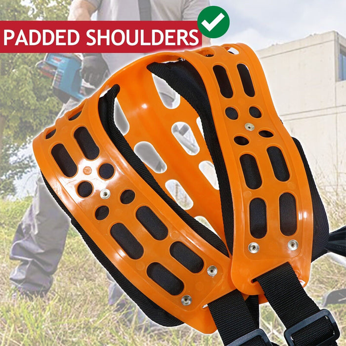 Safety Harness for Hyundai Brushcutter Strimmer Trimmer Heavy Duty Padded Support (One Size)