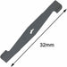 Metal Blade for SPEAR & JACKSON S1232ER LM1232 Lawnmower Lawn Mower CY32 32cm