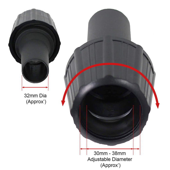 Tool Adaptor for Ryobi Adapter Kit Dust Port Hose Vacuum Sander 32 35 38 mm