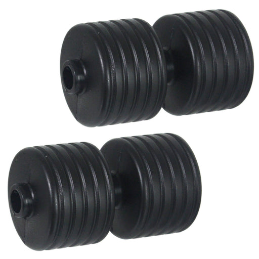 Double Front Rollers for Qualcast Suffolk Punch 30 30SK 30S 35S 43S 43SL Lawnmower (Pack of 2)