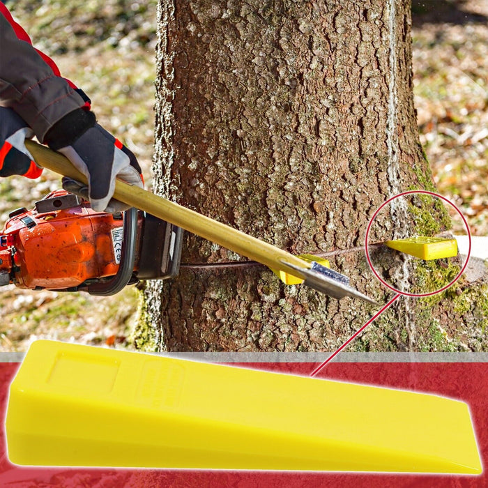 Tree Felling Wedge Kit 5.5" 8" Heavy Duty Chainsaw Log Wood Cutting Blocks (2 Pack)