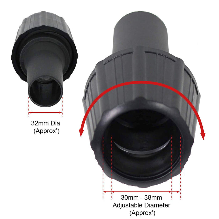 Tool Adaptor for Dewalt Adapter Kit Dust Port Hose Vacuum Sander 32 35 38 mm