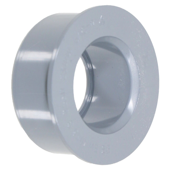 32mm Boss Adaptor Solvent Soil Stack Waste Pipe Reducer Push Fit Seal Ring (Grey)