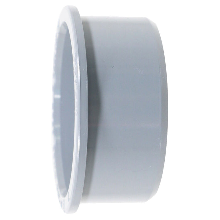 50mm Boss Adaptor Solvent Soil Stack Waste Pipe Reducer Push Fit Seal Ring (Grey)