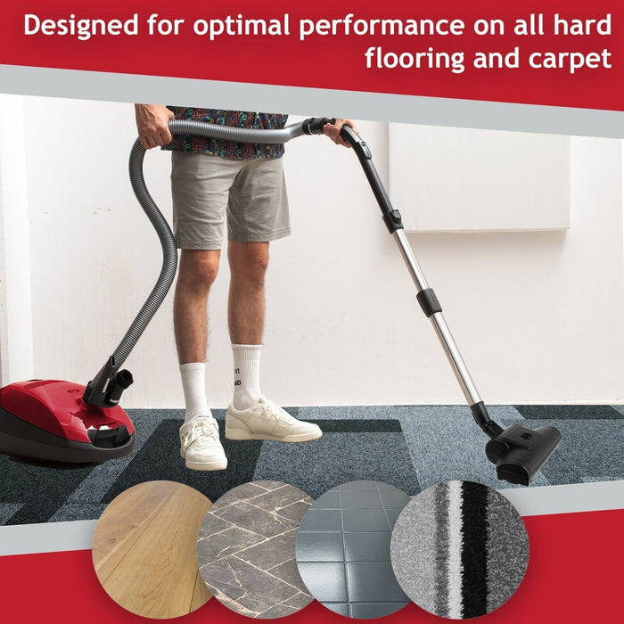 Vacuum Brush Head 35mm Universal Turbo Tool Wheeled Carpet Hard Floor