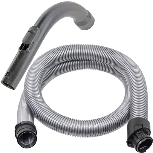 Suction Hose + Curved Handle for Miele C3 Cat & Dog Complete Powerline EcoLine Vacuum Cleaner (1.8m)