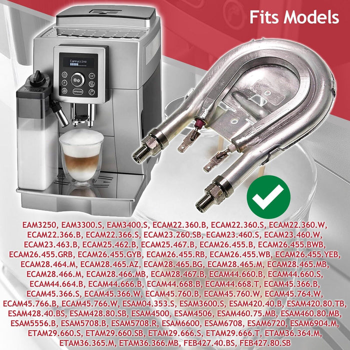 Heating Element for DeLonghi EAM ECAM ESAM ETAM Series Coffee Machine