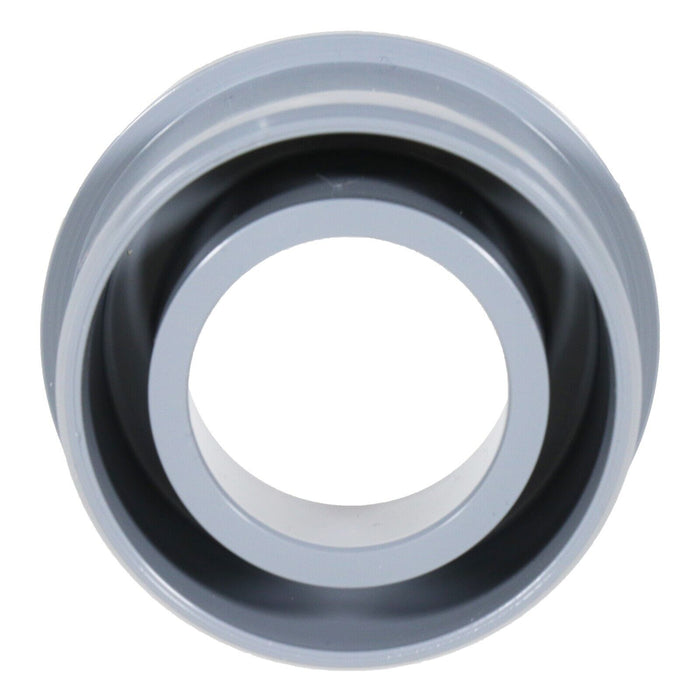 32mm Boss Adaptor Solvent Soil Stack Waste Pipe Reducer Push Fit Seal Ring (Grey)