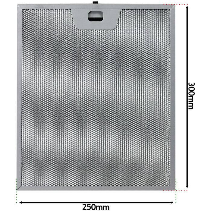 Metal Mesh Grease Filter for AEG Electrolux Zanussi Cooker Hood Extractor Vent Fan (250mm x 300mm)