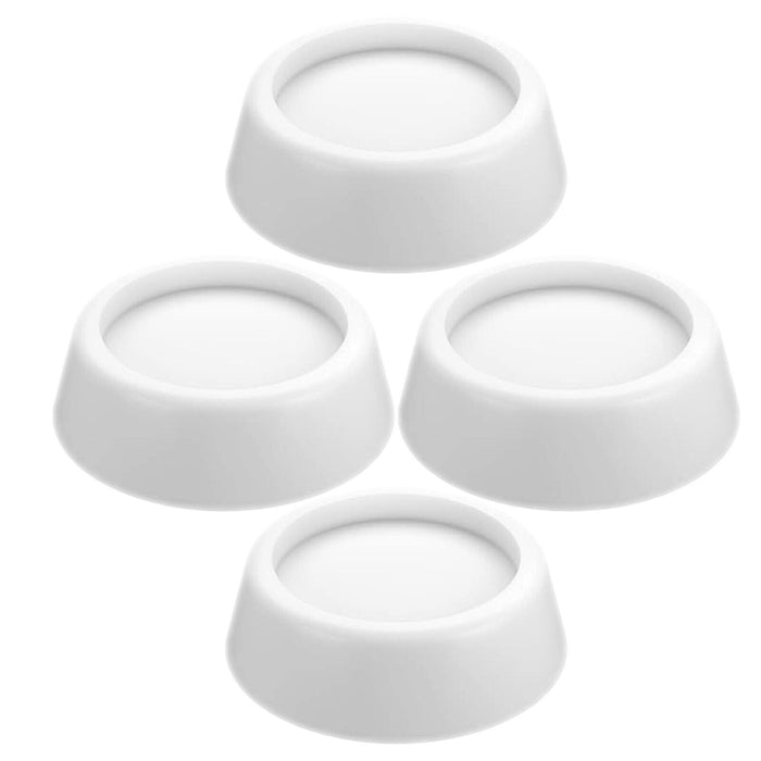 Anti Vibration Rubber Feet Appliance Furniture Non Slip Shock Absorber Pads (White, Pack of 4)