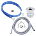 Water Fill Pipe + Drain Hose + Seal Plug Kit Washing Machine Dishwasher Waste Extension Set (2.5m)