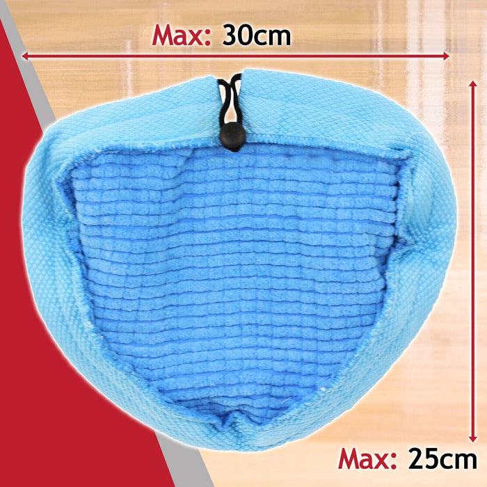 Universal Microfibre Cloth Covers + Coral Pads Set for Steam Cleaner Mop (6 Pack)
