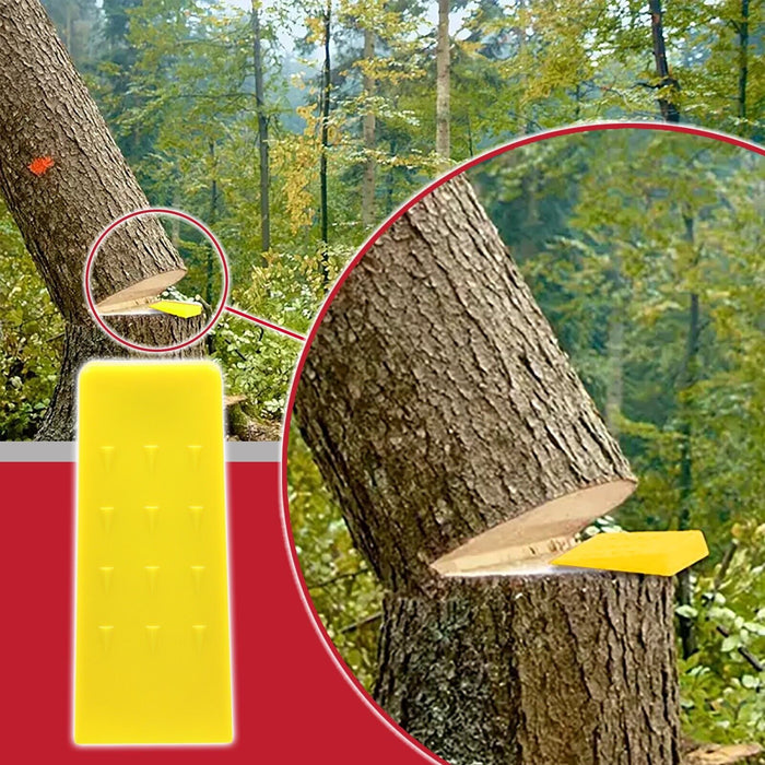 Tree Felling Wedge Heavy Duty Chainsaw Log Wood Cutting Cleaving Block Tool (5.5")