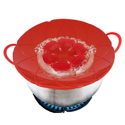 Pan Lid Spill Stopper Silicone Saucepan Pot Steamer Cover Anti Boiling Overflow Guard