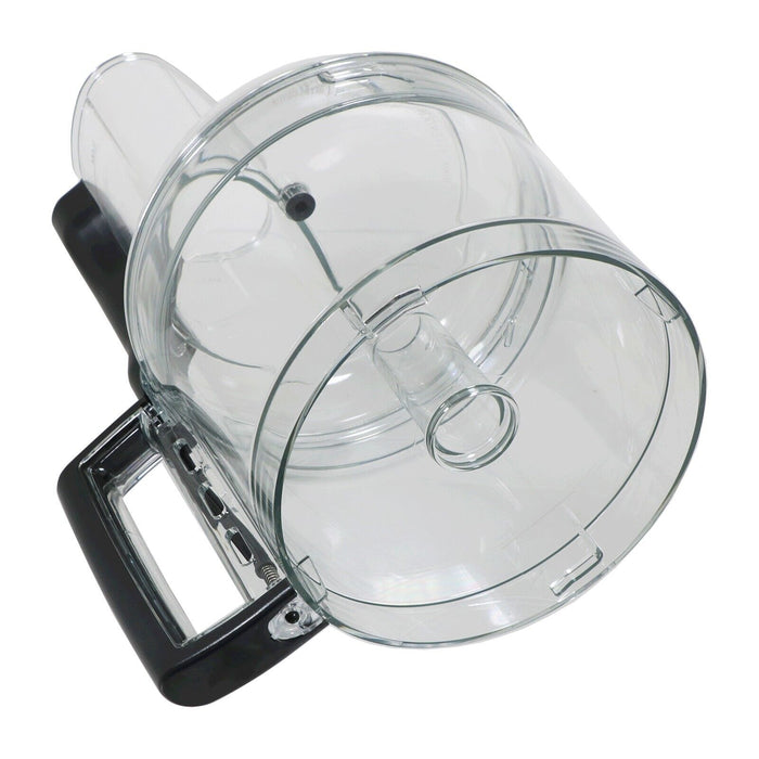Magimix Mixer Bowl + Lid Cover for CS5200XL Food Processor (Clear with Black Handle, 17341 N, 17333)