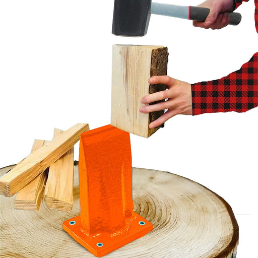 Kindling Splitter Log Wedge Firewood Splitting Heavy Duty Wood Timber Axe Chisel