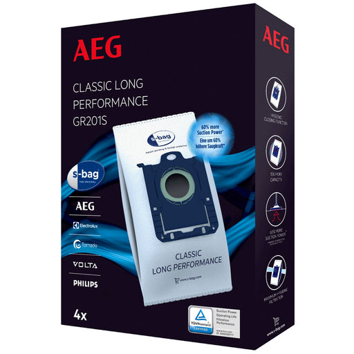 Genuine AEG / ELECTROLUX Vacuum Cleaner Dust Bags (Pack of 4) 9001684746, 9001955856, 140108803010