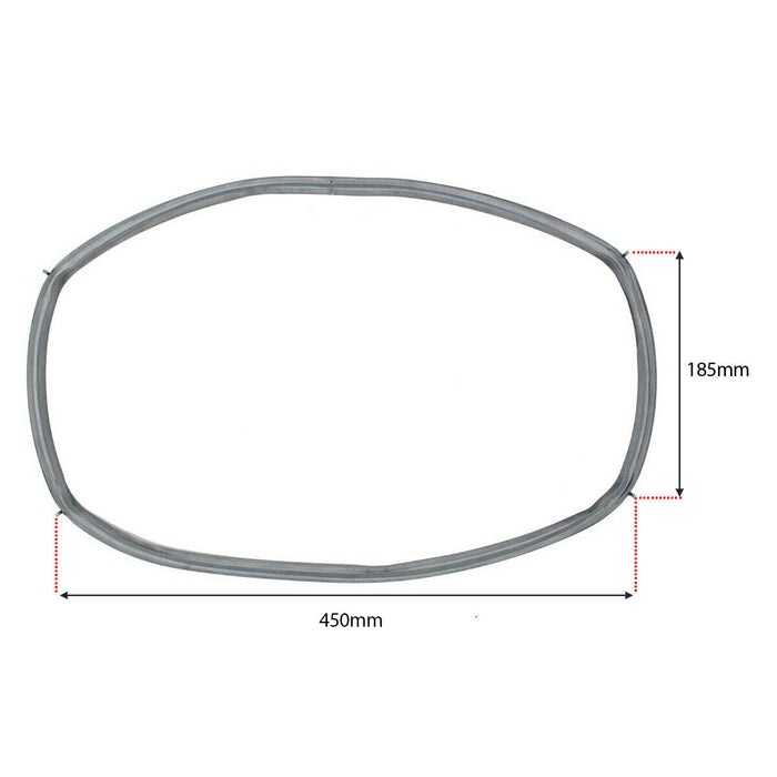 Oven Door Seal for Bosch Neff Siemens with corner Clips Top Upper Seal 00659556