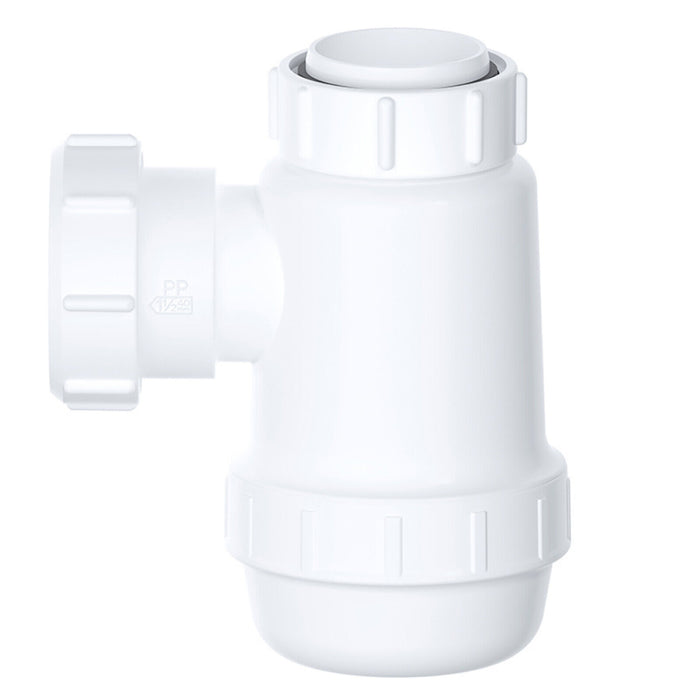Waste Bottle Trap 38mm Shallow Bathroom Kitchen Sink Basin Bidet Urinal Seal (40mm 1.5")