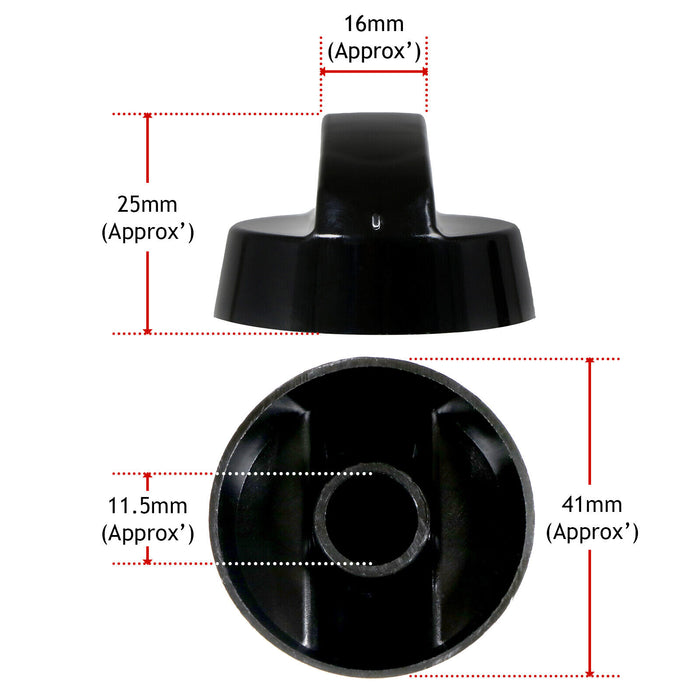 Knob for Tower Air Fryer Control Switch Dial Switch Multi Cooker Black