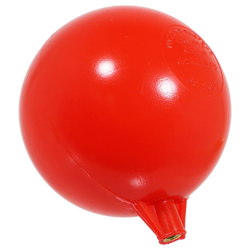 6" Ball Float for Toilet Cistern Ballcock Flush Valve BS 2456 (Plastic with 5/16" Brass Thread Fitting)
