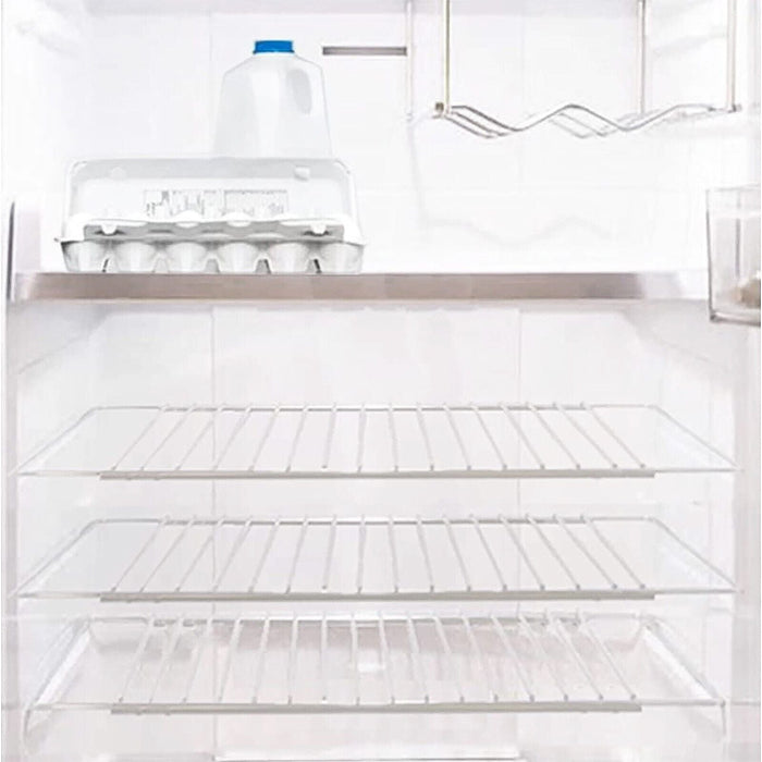 Large Fridge Shelf for DIPLOMAT Adjustable White Plastic Coated Shelves (Pack of 2, 425mm - 670mm x 320mm)
