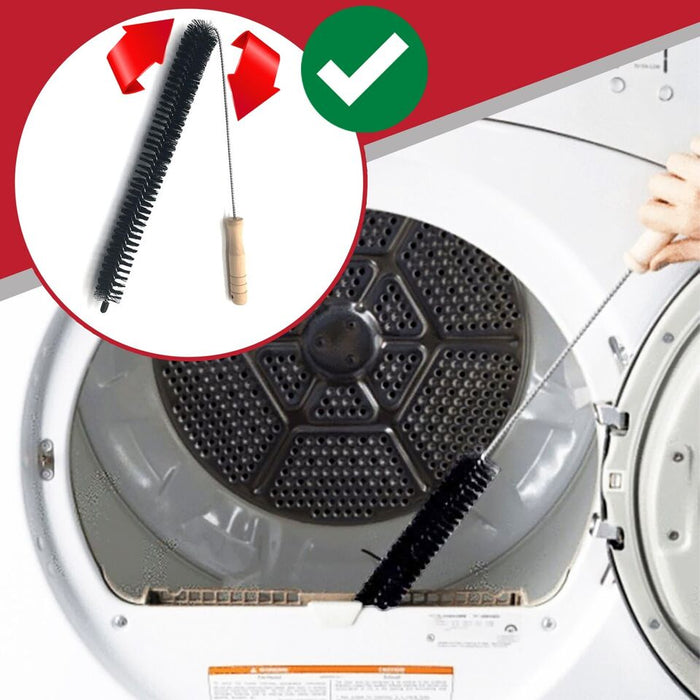 Long Reach Cleaning Brush Radiator Washing Machine Tumble Dryer Lint Dust Tool
