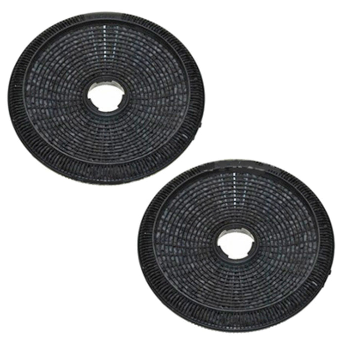 Carbon Charcoal Filters for De Dietrich HW8629E1 Cooker Hood / Extractor Fan Vent (Pack of 2, 190mm)
