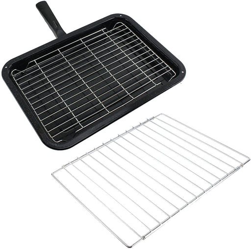 Small Grill Pan with Rack and Detachable Handle + Adjustable Grill Shelf for CATA Oven Cooker