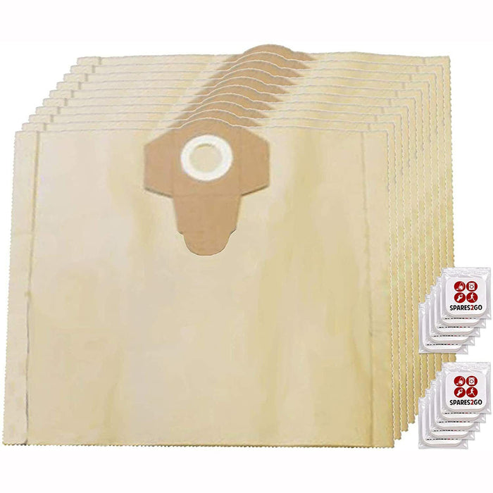 10 x Dust Bags for Aldi Ferrex TVC1401.1 Vacuum Cleaner 30 L Litre  (Pack of 10 + Fresheners)