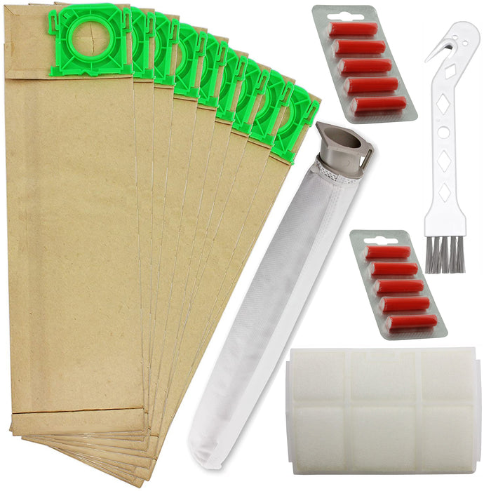 Service Kit for SEBO X1 X2 X3 X4 X5 Extra & C1 C2 C3 10 Dust Bags 2 Filters
