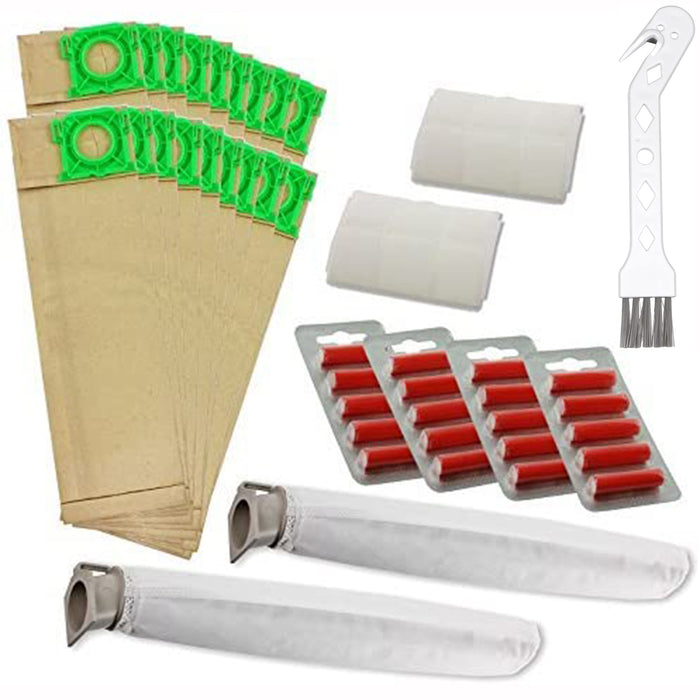 Service Kit for SEBO X1 X2 X3 X4 X5 Extra & C1 C2 C3 20 Dust Bags 4 Filters