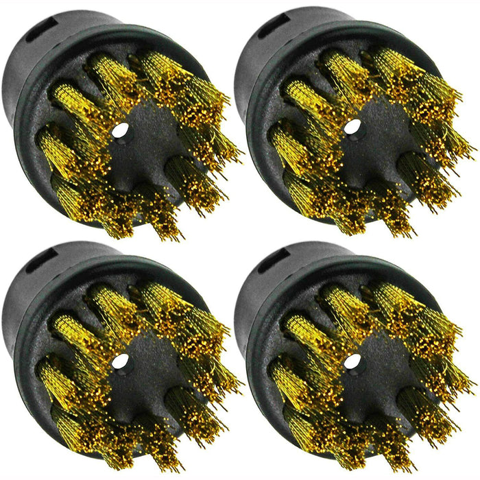 Wire Brushes for KARCHER SC1 SC2 SC3 SC4 SC5 SI SC Steam Cleaner Detail Attachment (Pack of 4)