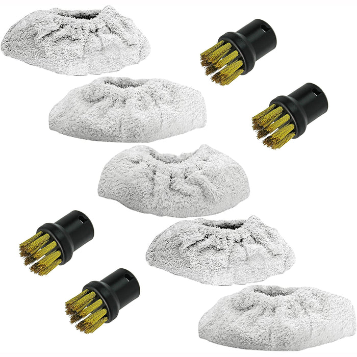 Terry Cover Tool Brush Nozzles for KARCHER BE6002 C1052 C5 SC1.201 Steam Cleaner