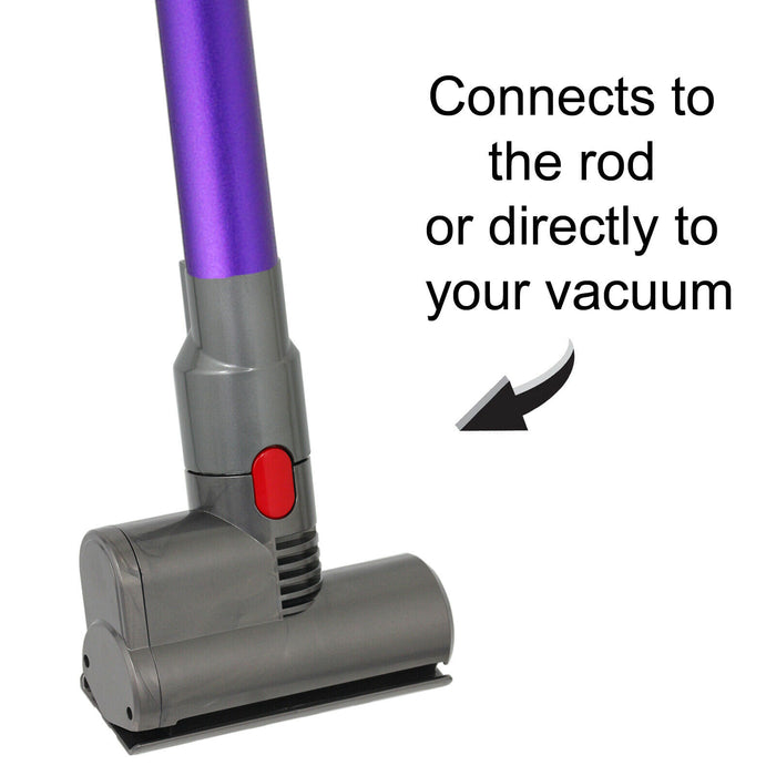 Vacuum Mini Motorised Turbine Brush for Dyson V11 SV14 + Purple Rod Wand Tube