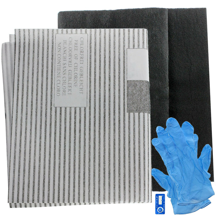 Large Cooker Hood Grease Filters for ZANUSSI Vent Extractor Fans (2 x Filter, Cut to Size - 100 cm x 47 cm)