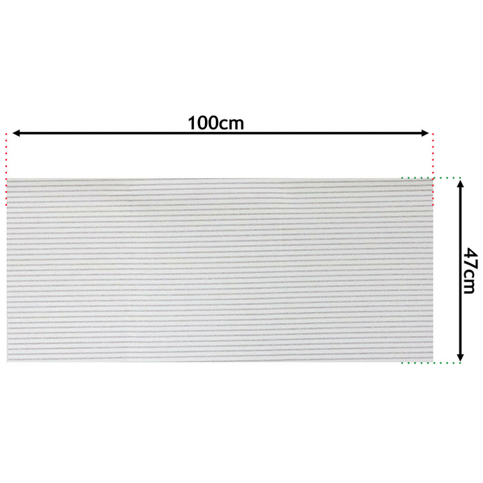 Large Cooker Hood Grease Filters for TECNIK Vent Extractor Fans (2 x Filter, Cut to Size - 100 cm x 47 cm)