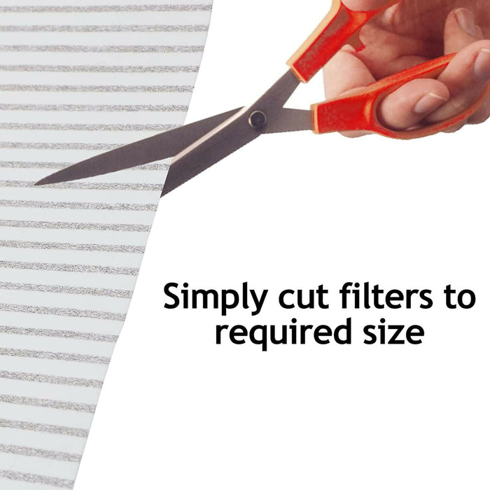 Large Cooker Hood Grease Filters for NEFF Vent Extractor Fans (2 x Filter, Cut to Size - 100 cm x 47 cm)