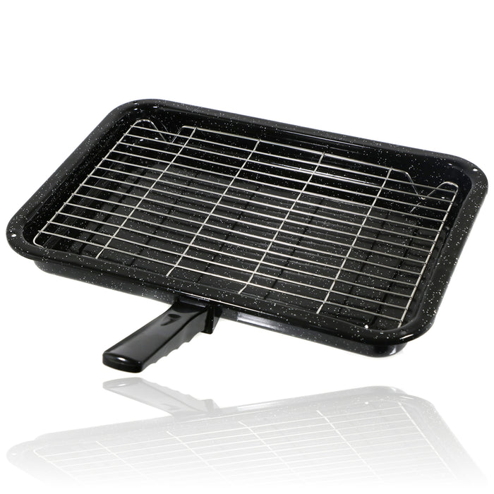Small Grill Pan + Rack and Detachable Handle for LAMONA Oven Cooker
