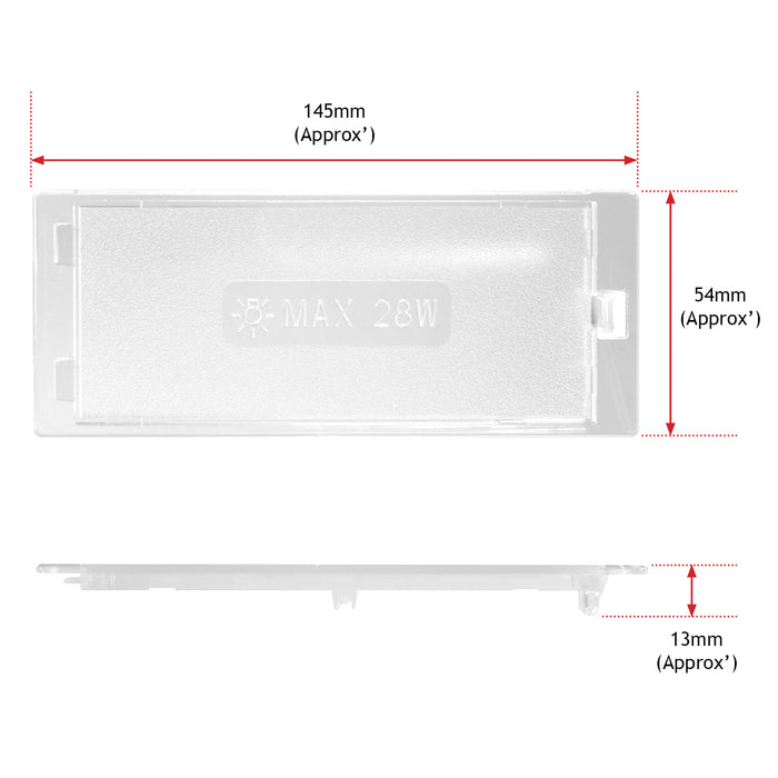 LED Light Box For Currys Essentials Cooker Hood C60SHDX17