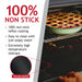 Universal Teflon Oven Cooker Liner Non Stick Heavy Duty Lining Pack of 2 Liners Black
