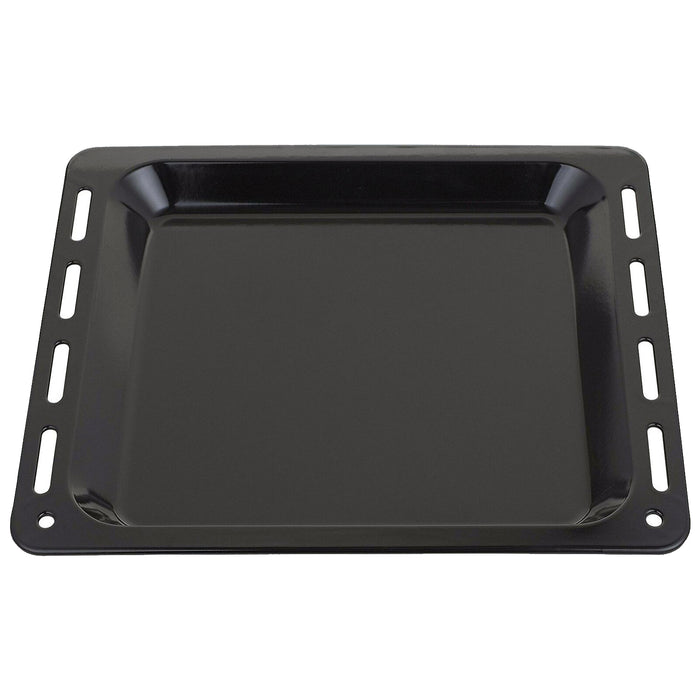 Baking Tray Enamelled Pan for Indesit Oven Cooker (448mm x 360mm x 25mm, Pack of 2)