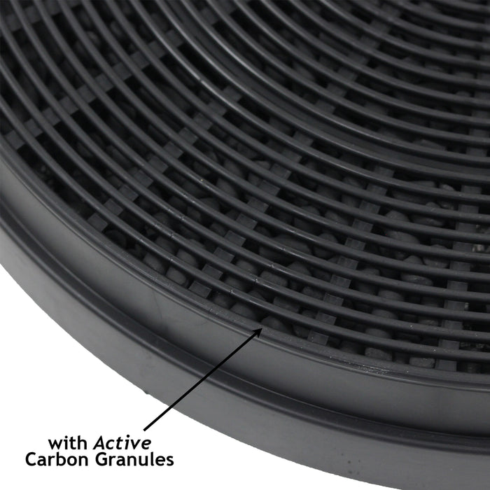 S1 Type Carbon Charcoal Vent Filter for Baumatic Cooker Extractor Hood (210 x 32mm) (Pack of 2)