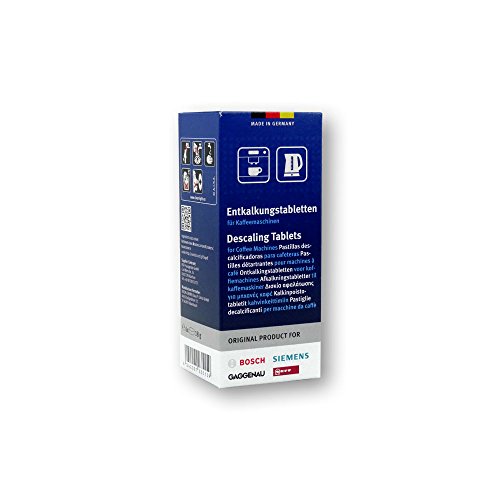 Bosch Decalcifying Tablets for Coffee Machines, 6 Tablets