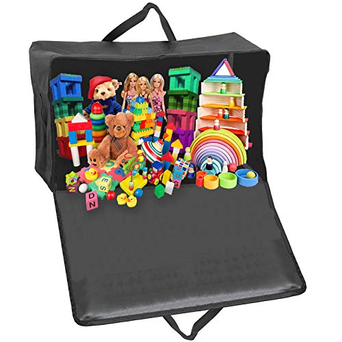 Extra Large Canvas Fabric Toy Games Teddy Bear Organiser Storage Bag 